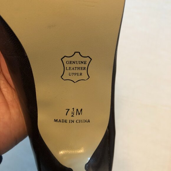 Ann Kristal Women Brown Heels Shoes Size 7.5 - 7 1/2 High Heels - Picture 8 of 9